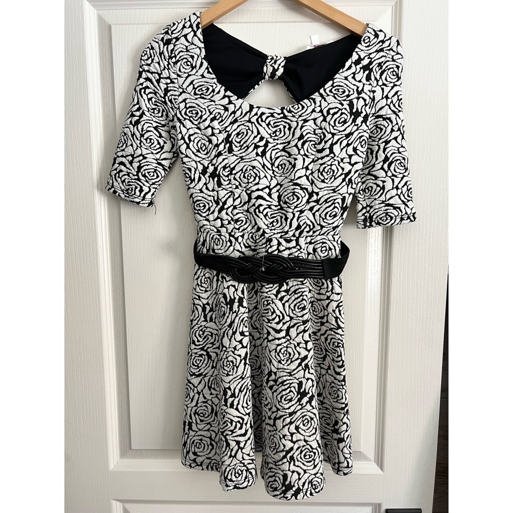 Candie’s Double Knit Rose Dress XS NWT